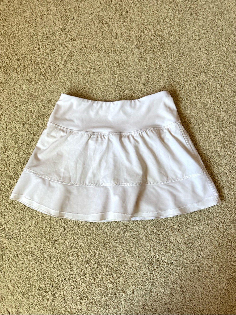 Mondetta White Circle Skater Tennis Skirt